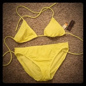 Two piece bathing suit